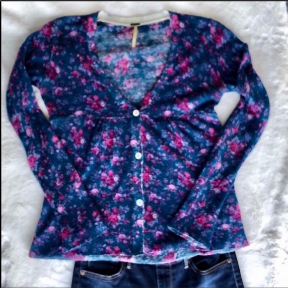 Free People Sweaters - Free People Floral Sweater